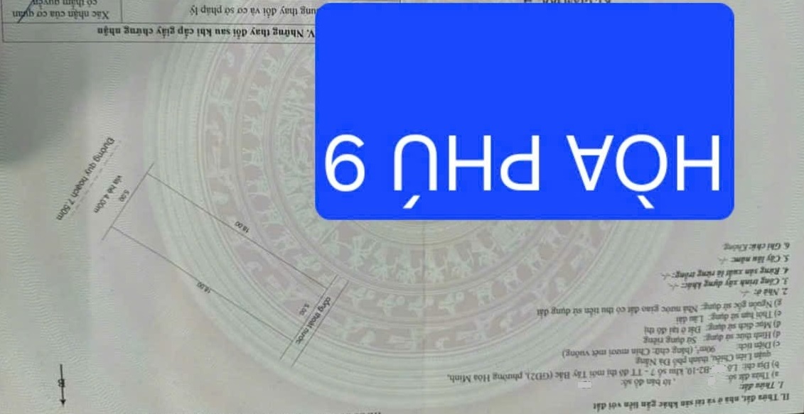 🔴💥Bán đất Hòa Phú 9 (Gò Nảy 6), Hòa Minh, Liên Chiểu, Đà Nẵng - Ảnh chính